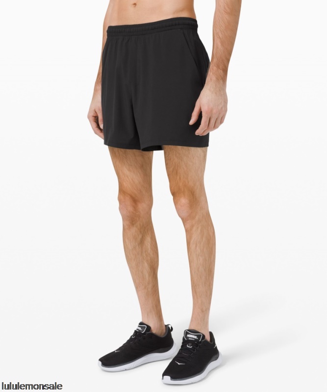 Lululemon Deutschland DELULU862 | Lululemon Deutschland Black Pace Breaker Linerless Short 5